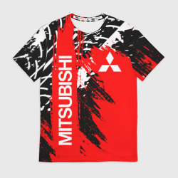 Мужская футболка 3D Mitsubishi Мицубиси Митсубиси Мицубиши