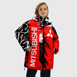 Женская зимняя куртка Oversize Mitsubishi Мицубиси Митсубиси Мицубиши - фото 2