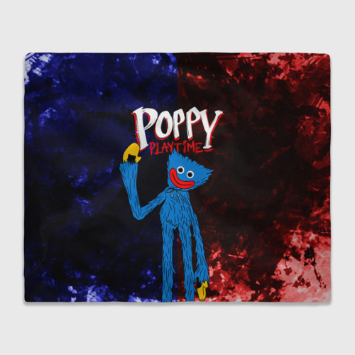 Плед 3D Poppy Playtime Huggy Wuggy, цвет 3D (велсофт)