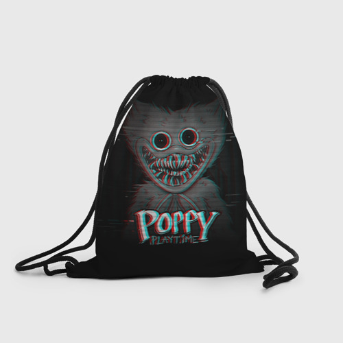 Рюкзак-мешок 3D Poppy Playtime glitch Поппи плейтайм глитч