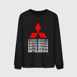 Мужской свитшот хлопок Mitsubishi Мицубиси Митсубиси Мицубиши logo style