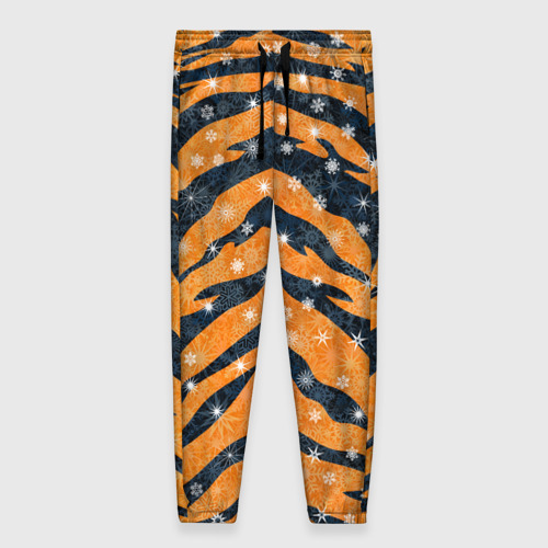 Женские брюки 3D Новогодняя шкура тигра