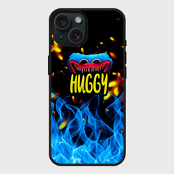 Чехол силиконовый для Apple iPhone 15 матовый Poppy Playtime Fire