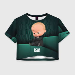 Женская футболка Crop-top 3D Boss  baby 