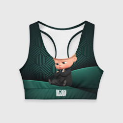 Женский спортивный топ 3D Boss  baby 