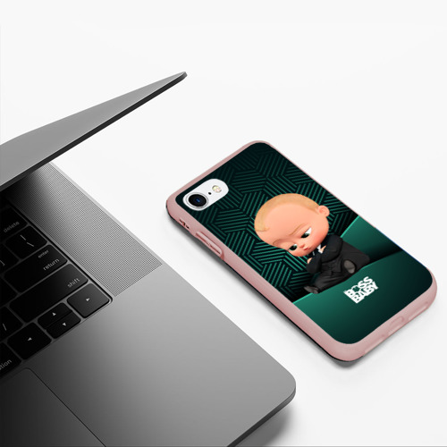Чехол для iPhone 7/8 матовый с принтом Boss  baby, фото #5