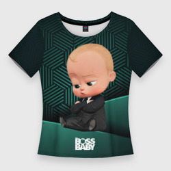 Женская футболка 3D Slim Boss  baby 