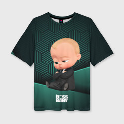 Женская футболка oversize 3D Boss  baby 