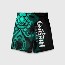 Детские спортивные шорты 3D Татуировка Сяо адепт
