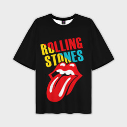 Мужская футболка oversize 3D Роллинг Стоунз Rolling Stones