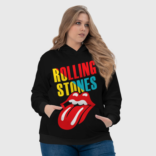 Женская толстовка 3D Роллинг Стоунз Rolling Stones, цвет 3D печать - фото 6