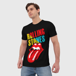 Мужская футболка 3D Роллинг Стоунз Rolling Stones - фото 2