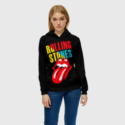 Женская толстовка 3D Роллинг Стоунз Rolling Stones - фото 2