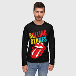 Мужской лонгслив 3D Роллинг Стоунз Rolling Stones - фото 2