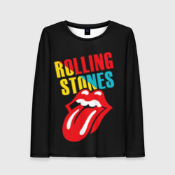 Женский лонгслив 3D Роллинг Стоунз Rolling Stones