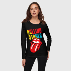 Женский лонгслив 3D Роллинг Стоунз Rolling Stones - фото 2