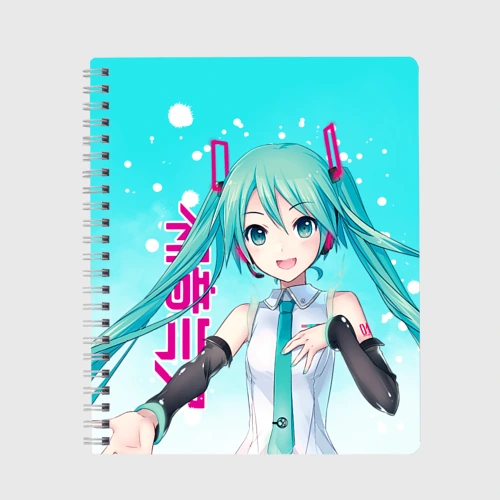 Тетрадь Hatsune Miku, Мику Хацунэ