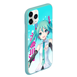 Чехол для iPhone 11 Pro Max матовый Hatsune Miku, Мику Хацунэ - фото 2