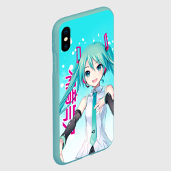 Чехол для iPhone XS Max матовый Hatsune Miku, Мику Хацунэ - фото 2