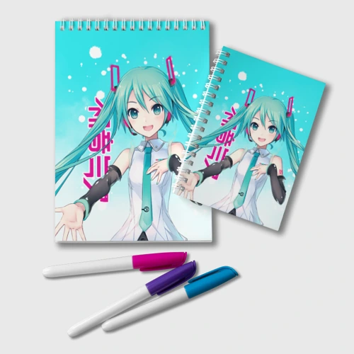 Блокнот Hatsune Miku, Мику Хацунэ