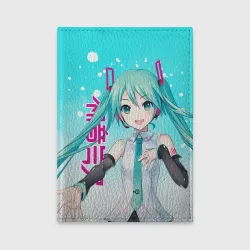 Обложка для автодокументов Hatsune Miku, Мику Хацунэ