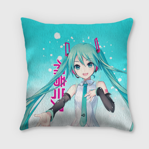 Подушка 3D Hatsune Miku, Мику Хацунэ