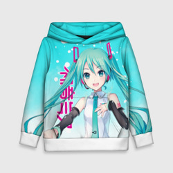 Детская толстовка 3D Hatsune Miku, Мику Хацунэ