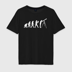 Мужская футболка хлопок Oversize Эволюция астролога