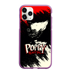 Чехол для iPhone 11 Pro Max матовый Poppy Playtime Хагги Вагги Поппи плейтайм краска