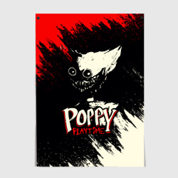 Постер Poppy Playtime Хагги Вагги Поппи плейтайм краска