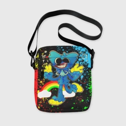 Сумка через плечо 3D Poppy Playtime Хагги Вагги Поппи плейтайм брызги красок