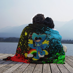 Плед 3D Poppy Playtime Хагги Вагги Поппи плейтайм брызги красок - фото 2