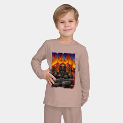 Детская пижама с лонгсливом хлопок Doom 64 - фото 2