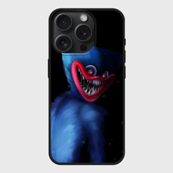 Чехол силиконовый для Apple iPhone 15 Pro матовый Хагги Вагги Poppy Playtime Поппи плей тайм