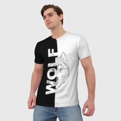 Мужская футболка 3D Wolf Волк - фото 2