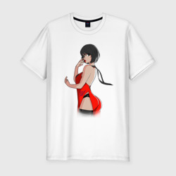 Мужская футболка хлопок Slim Ada Wong from Resident Evil