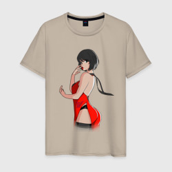 Ada Wong from Resident Evil – Мужская футболка хлопок с принтом купить со скидкой в -20%