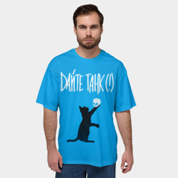 Мужская футболка oversize 3D Дайте танк Киса - фото 2