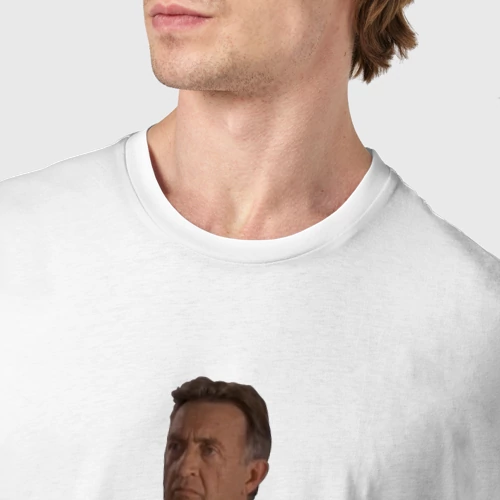 Мужская футболка хлопок с принтом У кого 2 больших пальца и ему на все насрать, фото #4