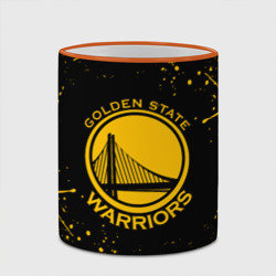 Кружка с полной запечаткой Golden State Warriors: брызги красок - фото 2