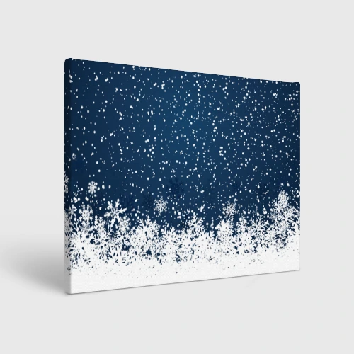 Холст прямоугольный Snow
