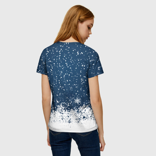 Женская футболка 3D Snow, цвет 3D печать - фото 4