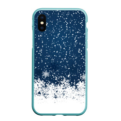 Чехол для iPhone XS Max матовый Snow