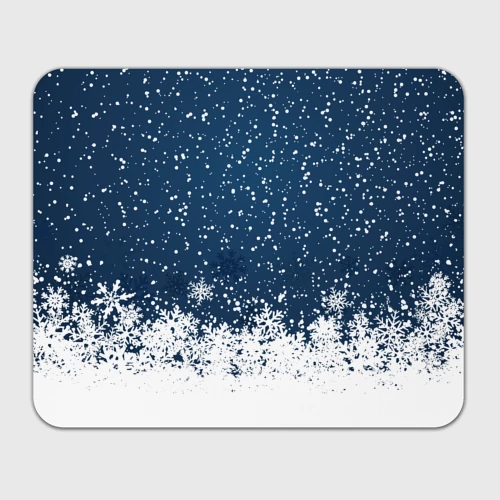Прямоугольный коврик для мышки Snow