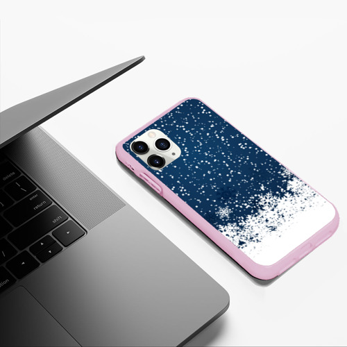 Чехол для iPhone 11 Pro Max матовый Snow, цвет розовый - фото 5