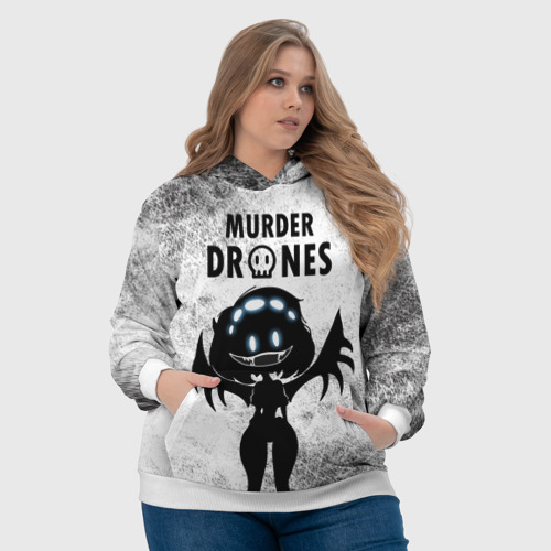 Женская толстовка 3D Murder Drones, цвет 3D печать - фото 6