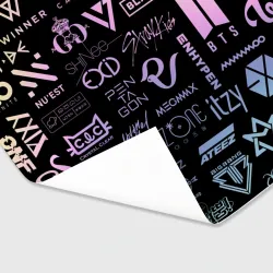 Бумага для упаковки 3D K-pop лого исполнителей - фото 2