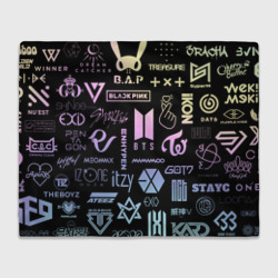 Плед 3D K-pop лого исполнителей