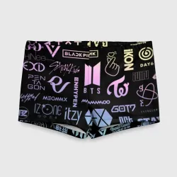 Детские купальные плавки 3D K-pop лого исполнителей