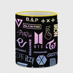 Кружка с полной запечаткой K-pop лого исполнителей - фото 2